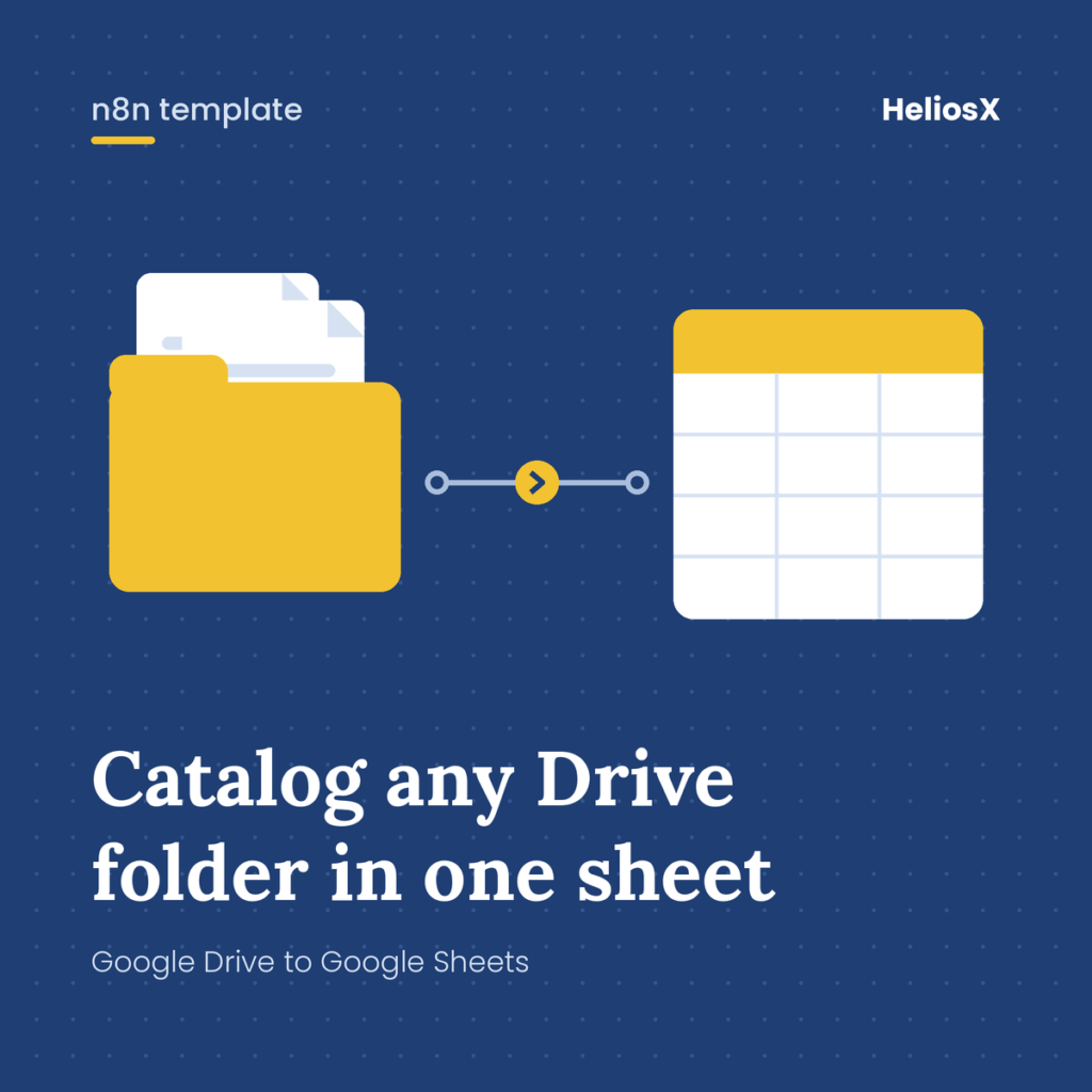 Cover image: Batch Index Google Drive Files n8n template