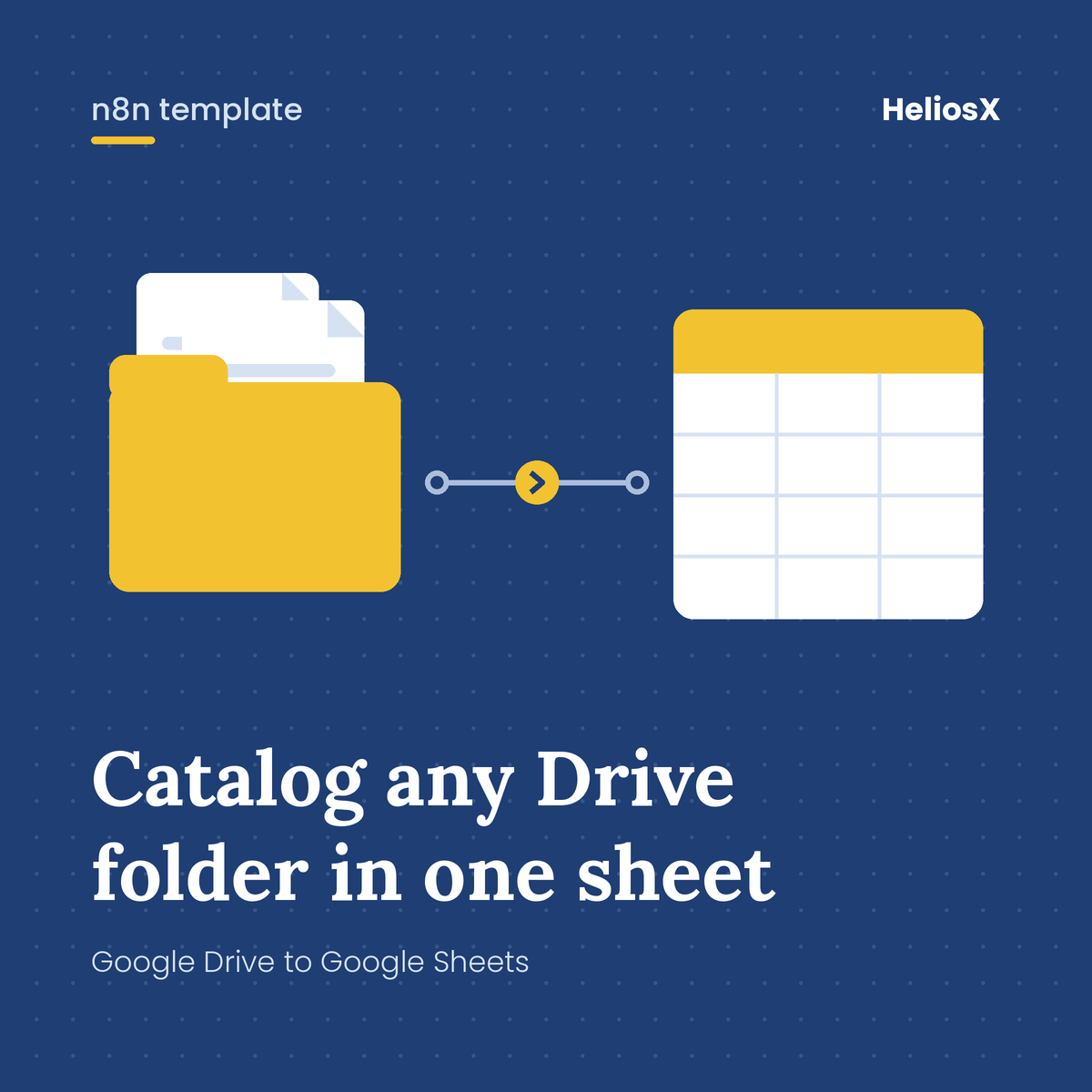 Cover image: Batch Index Google Drive Files n8n template